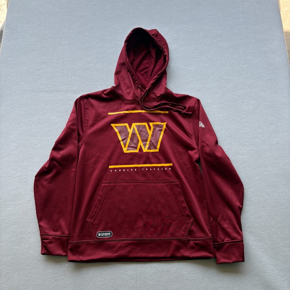 NFL Team Apparel Washington Commanders Combine Training Hoodie Mens Medium